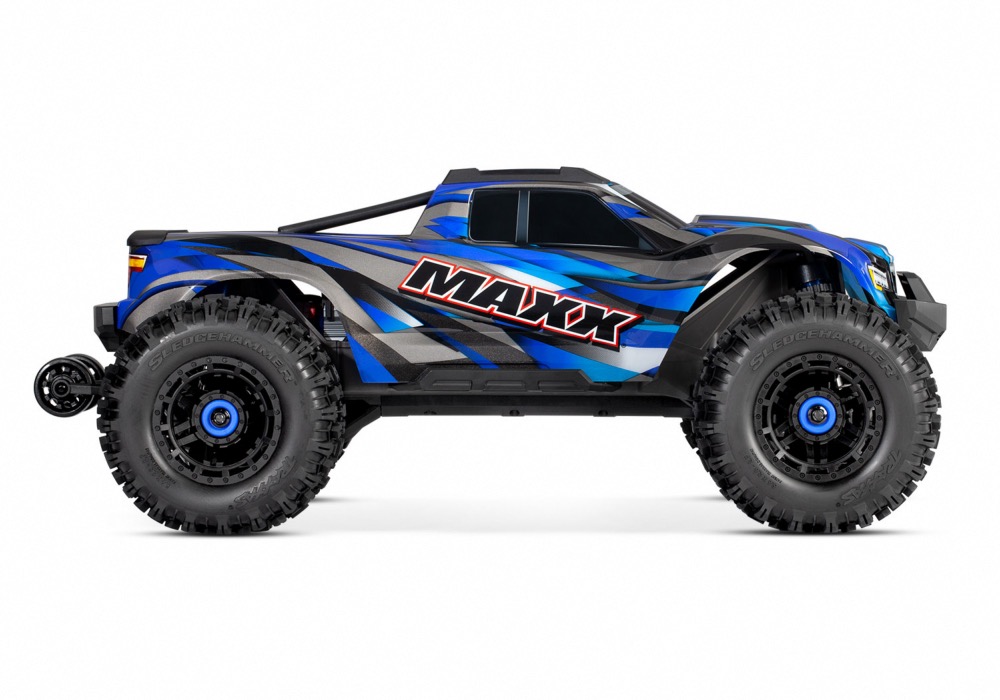 TRAXXAS MAXX 4X4 WIDEMAXX BRUSHLESS BLEU