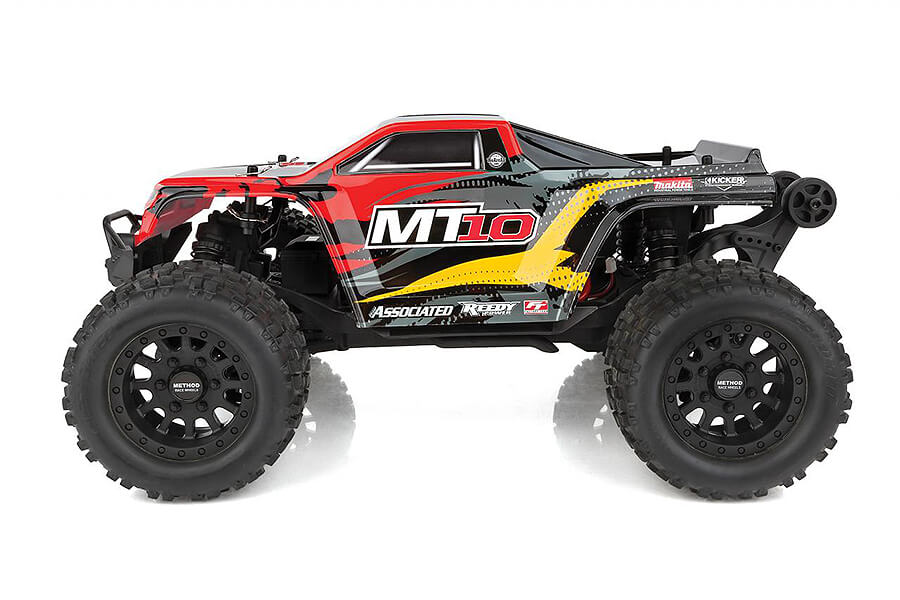 PACK ECO TEAM ASSOCIATED RIVAL MT10 V2 TRUCK 1/10 BRUSHLESS  LIPO 3S CHARGEUR SAC OFFERT