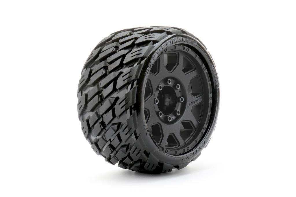 PNEUS EXTREME MAXX LOWPROFIL ROCKFORM TOILES SUR JANTES 3.8" NOIRES - JETKO JK1603CBMAXX