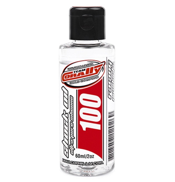 HUILE SILICONE Corally 100 CPS (60ML) pour amortisseur