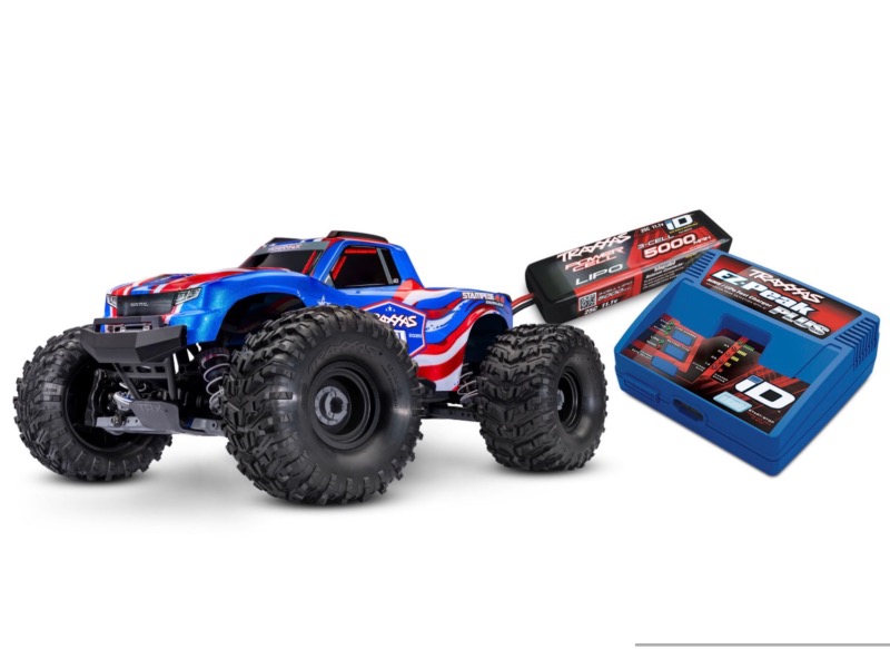 Traxxas Stampede 4X4 VX3 � monster truck RC Brushless 1/10 RTR LIPO 3S CHARGEUR