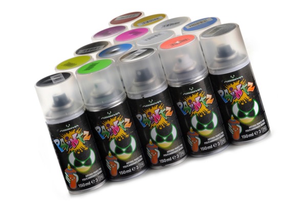 Spray pour Lexan ARGENT métalisé 150 ml ABSIMA