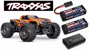Traxxas Mini Maxx 1/16 4x4 Brushless BL-2s Orange + 2 LiPo 2S 3500 mAh
