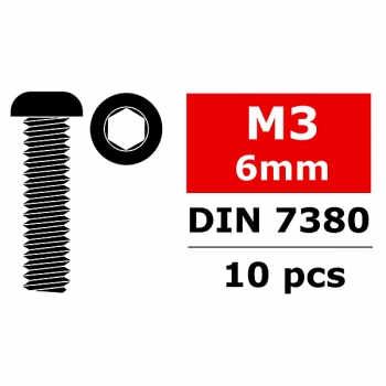 CORALLY C-30100 Vis M3 X 6MM (x10)