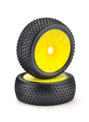 ABSIMA Paire de roues Buggy "Disc" jaune 1:8