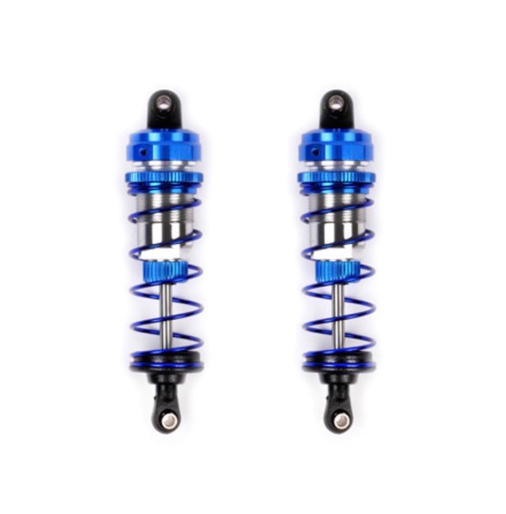 T2M T422550B Amortisseurs Alu Bleu 105 mm RC 1/10 (2 pièces)