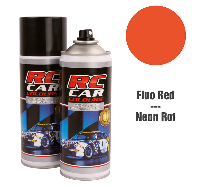 Peinture Lexan  Rouge fluo Nr 1005 150ml