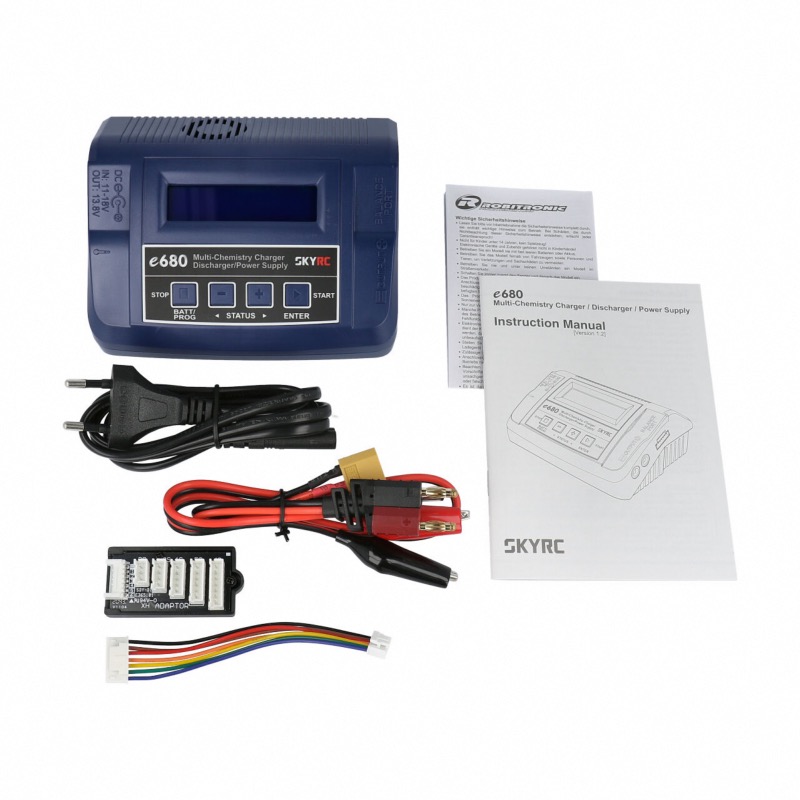 SkyRC e680 AC/DC Chargeur LiPo 1-6s 10A 80W SK100149