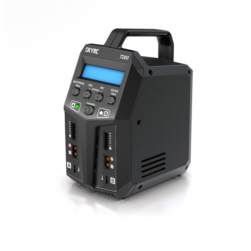 PACK ECO SkyRC T200 AC/DC chargeur LiPo 1-6s 12A 100W AVEC 2 BATTERIES 3S 6000 MAH