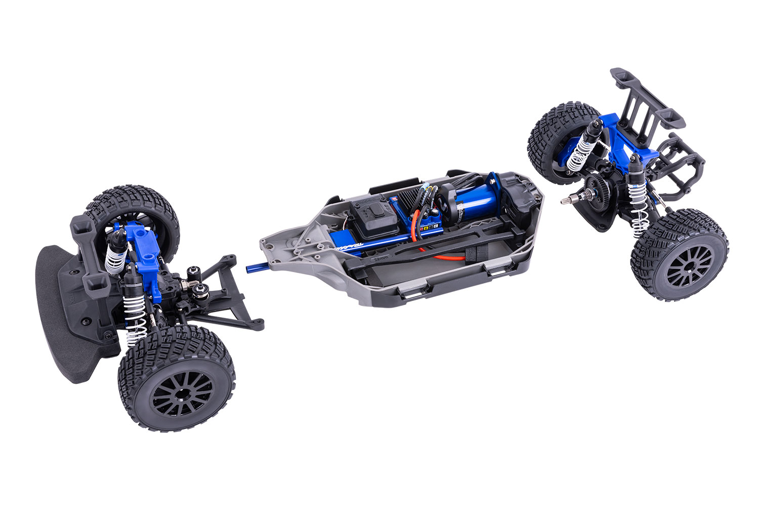 TRAXXAS FORD FIESTA RALLY VXL BRUSHLESS 3S CLIPLESS VERT 74276-4