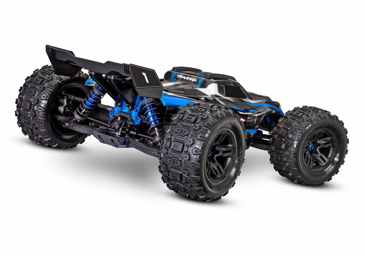 TRAXXAS SLEDGE 4X4 BRUSHLESS BLEU
