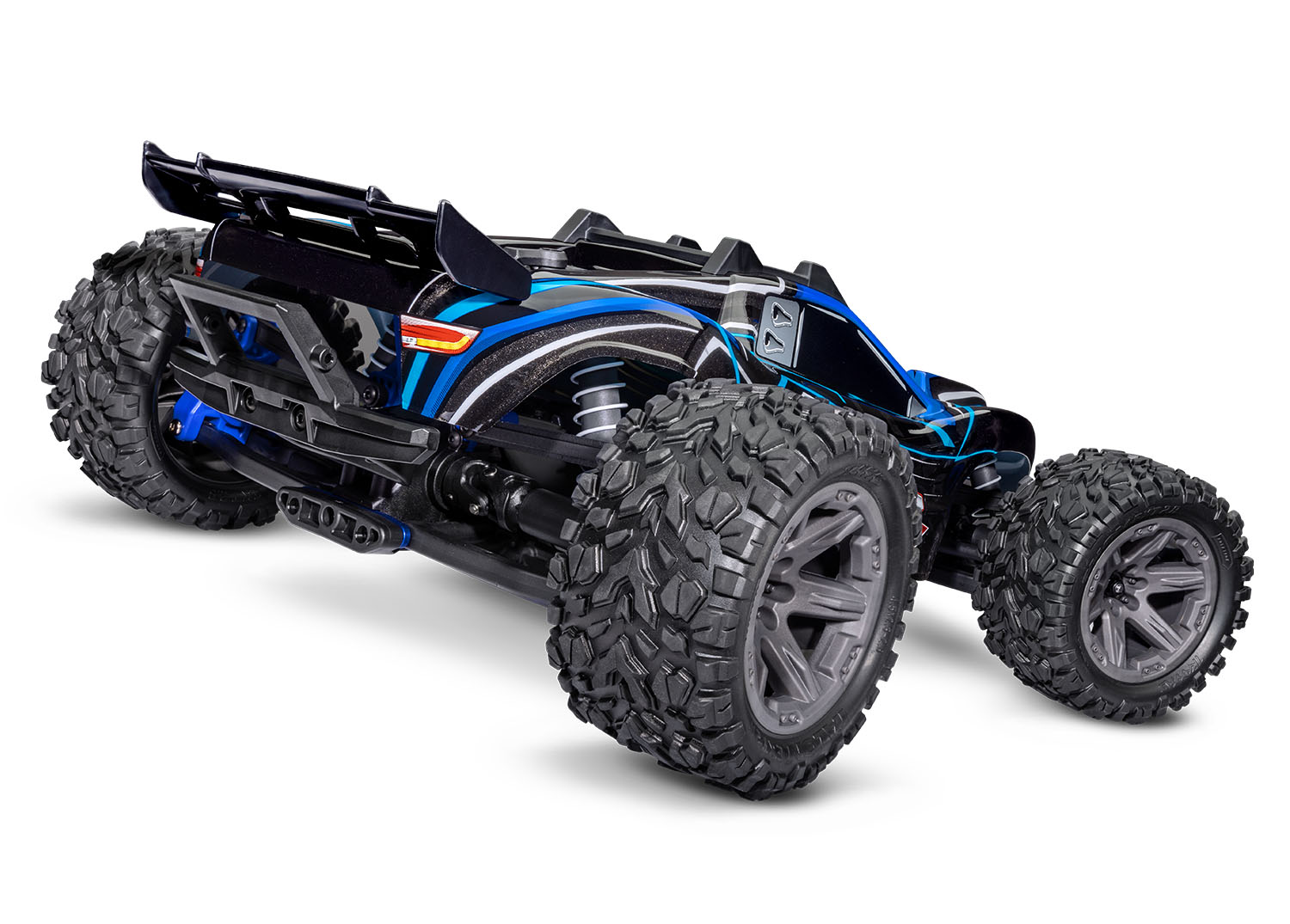 TRAXXAS RUSTLER 1/10 4X4 BRUSHLESS BL-2S BLEU 67164-4