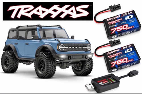 Traxxas TRX-4M Ford Bronco 1/18 RTR 4x4 Area 51 + 2 batteries LiPo 2S 750 mAh