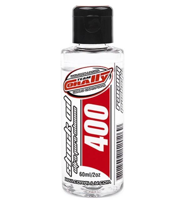 HUILE SILICONE Corally 400 CPS (60ML) pour amortisseur
