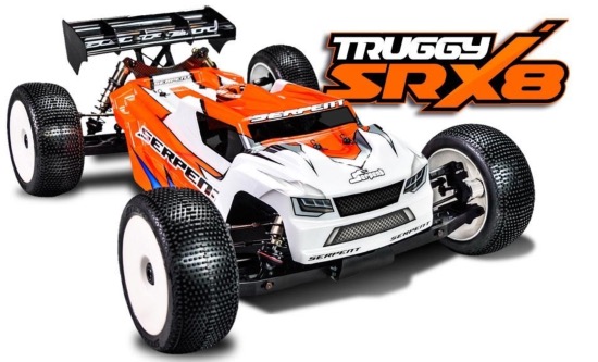 SERPENT TRUGGY COBRA SRX8T NITRO 1/8 VERSION KIT à monter