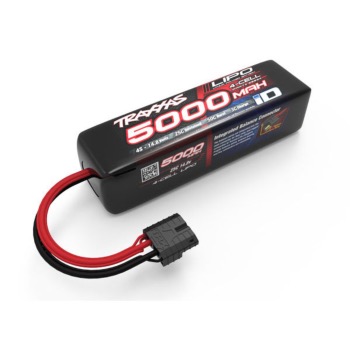 LIPO 14,8V 5000MAH 4S 25C - iD - LONG TRAXXAS TRX2889X