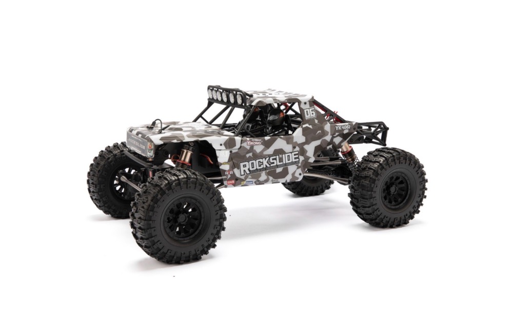 Yikong Rock Slide Crawler 1/6 4WD Blanc – Voiture RC Tout-Terrain