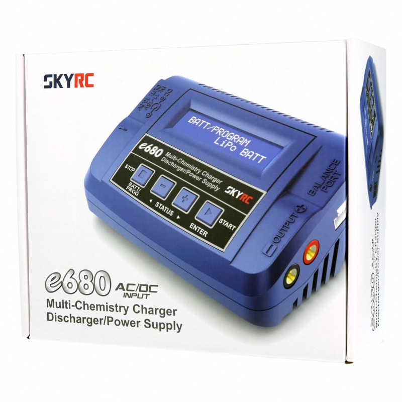 SkyRC e680 AC/DC Chargeur LiPo 1-6s 10A 80W SK100149