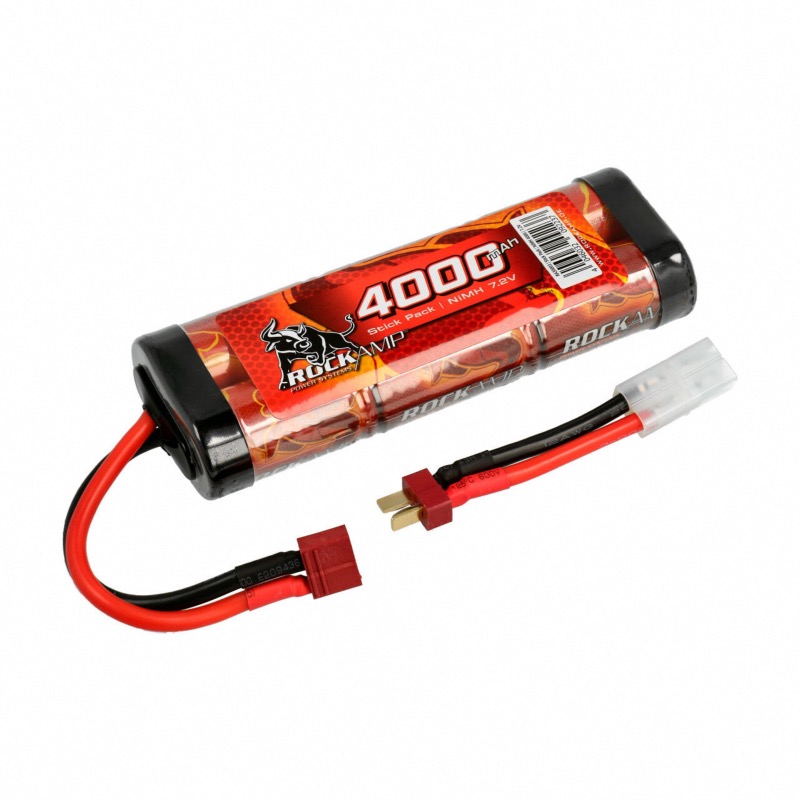 BATTERIE NIMH 7.2V 4000 mah (Deans) avec adaptateur Deans Tamiya