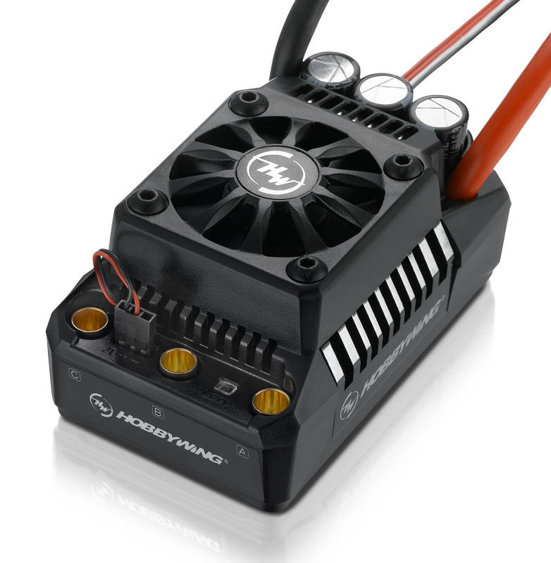 Hobbywing variateur Ezrun MAX5 Sensorless 200 Amp, 3-8s LiPo, BEC 6A