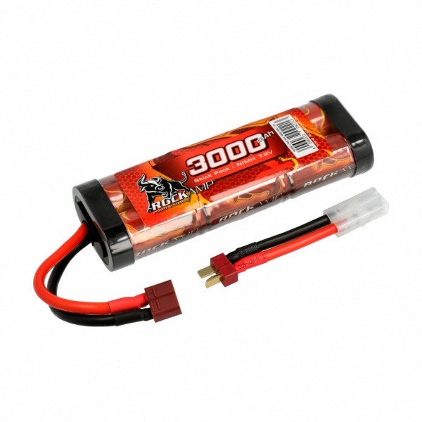 Robitronic RA30001 BATTERIE NIMH 7.2V 3000 mah (Deans) avec adaptateur Deans Tamiya