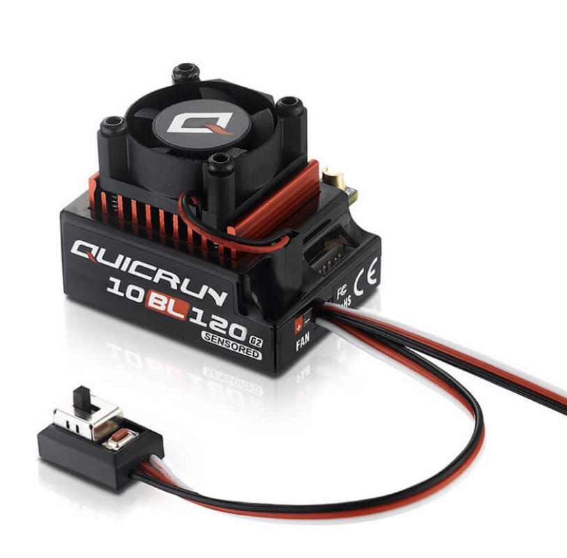 Hobbywing QuicRun 10BL120 120A G2 Sensored variateur HW30125002