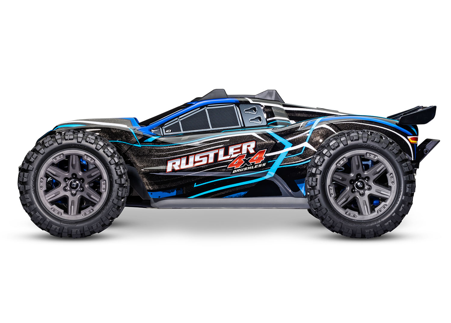 TRAXXAS RUSTLER 1/10 4X4 BRUSHLESS BL-2S BLEU 67164-4