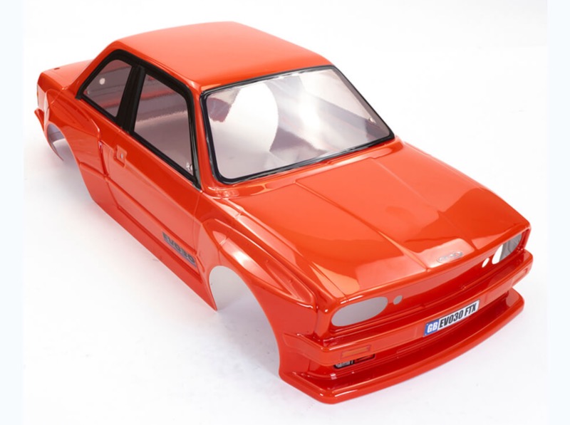 Carrosserie 1/10 FTX EVO30 avec stickers ROUGE