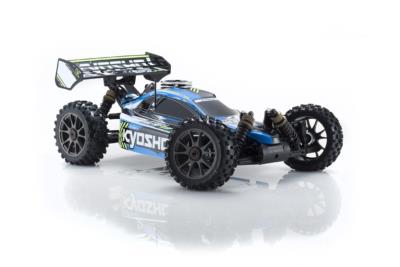 Kyosho Buggy thermique rc inferno neo 3.0 bleu 1/8 Moteur 3,5 cc