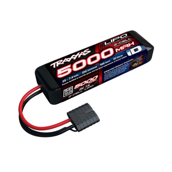 TRAXXAS LIPO 7,4V 5000MAH 2S 25C - iD - COURT