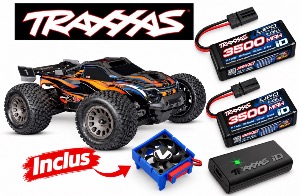 Traxxas Mini XRT 1/16 4x4 VXL 3S Brushless Orange RTR + 2 LiPo 2S 3500 mAh