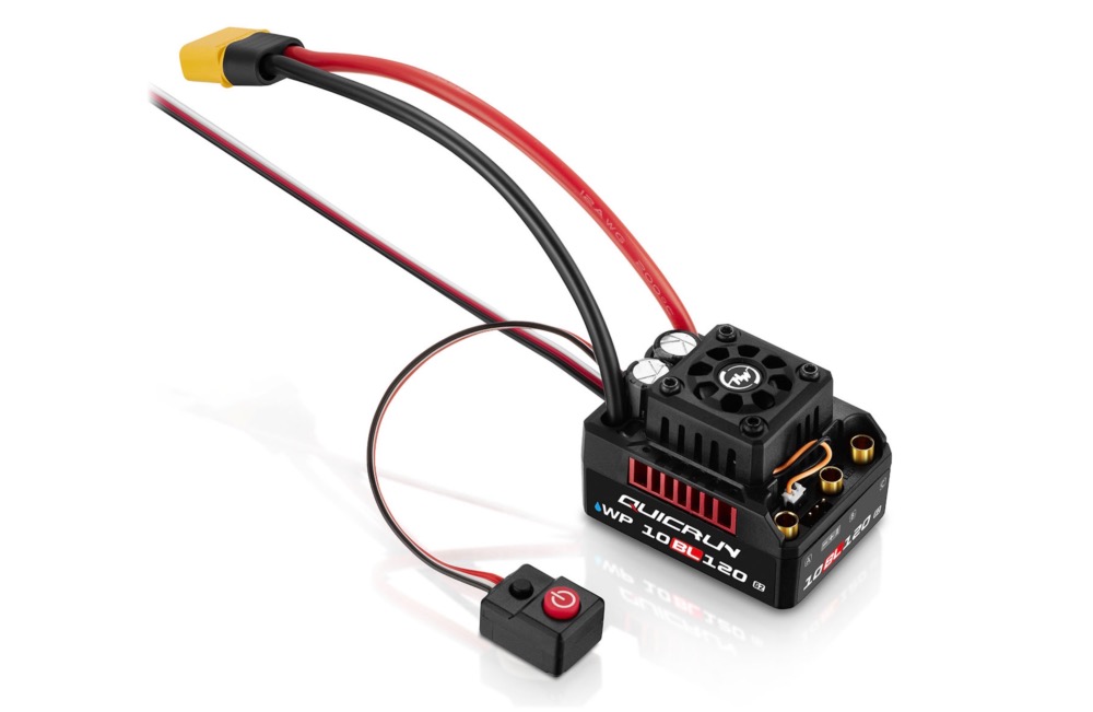 Hobbywing QuicRun WP 10BL120 G2 Variateur Brushless 120A 2-4S Waterproof