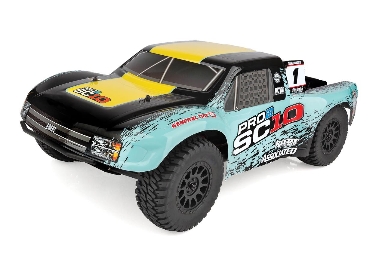PACK ECO TEAM ASSOCIATED PRO2 SC10 BRUSHLESS RTR LIPO 2S ET CHARGEUR