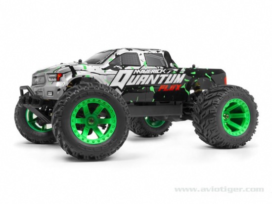 MAVERICK QUANTUM MT 1/10 4X4 FLUX - ARGENT VERSION 2