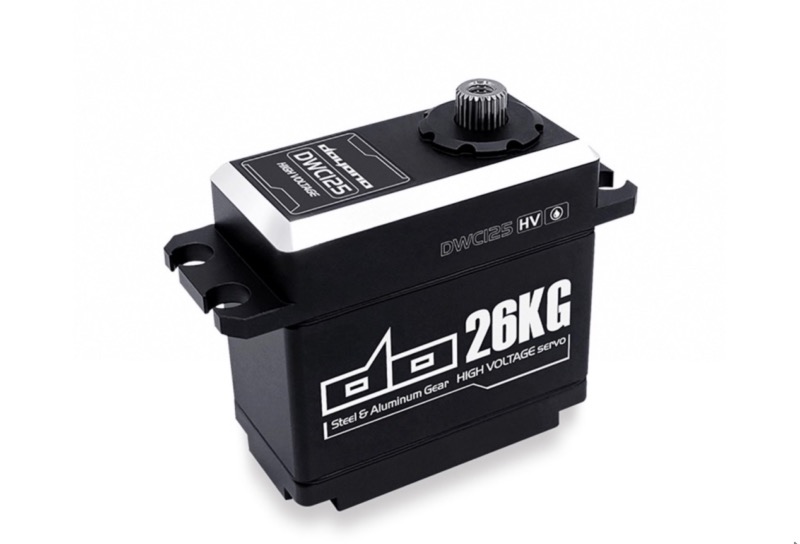 Doyono DWC125 Servo RC Num�rique HV Coreless �tanche 26 kg�cm � 0,14 s � 7,4 V