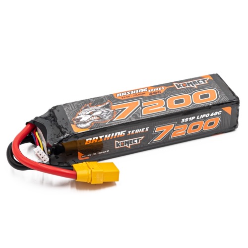 KONECT LIPO 7200MAH 11.1V 60C 3S1P 79.9WH BASH (XT90)